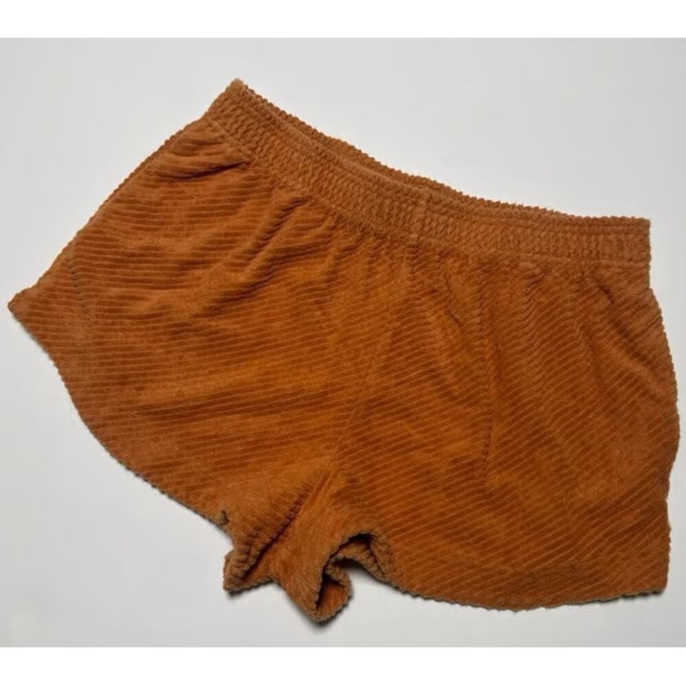 Urban Outfitters Out From Under Burnt Orange Ribbed Terry Lounge Shorts Size M